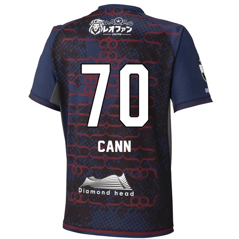 Danxen Mænd Francis Cann #70 Rød Sort Udebane Spillertrøjer 2025/26 Trøje T-Shirt