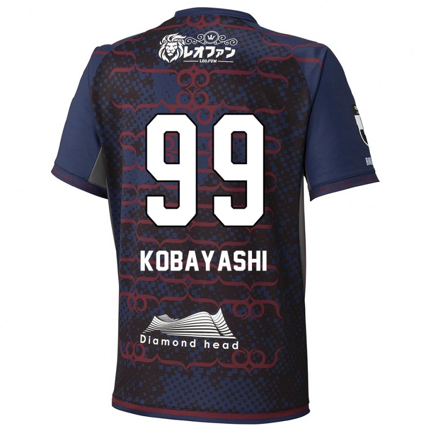 Danxen Mænd Yuki Kobayashi #99 Rød Sort Udebane Spillertrøjer 2025/26 Trøje T-Shirt