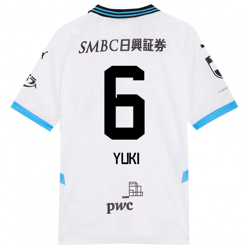 Danxen Mænd Yuki Yamamoto #6 Himmelblå Sort Udebane Spillertrøjer 2025/26 Trøje T-Shirt