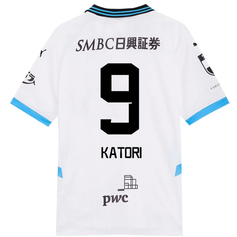 Danxen Mænd Takeshi Katori #9 Himmelblå Sort Udebane Spillertrøjer 2025/26 Trøje T-Shirt