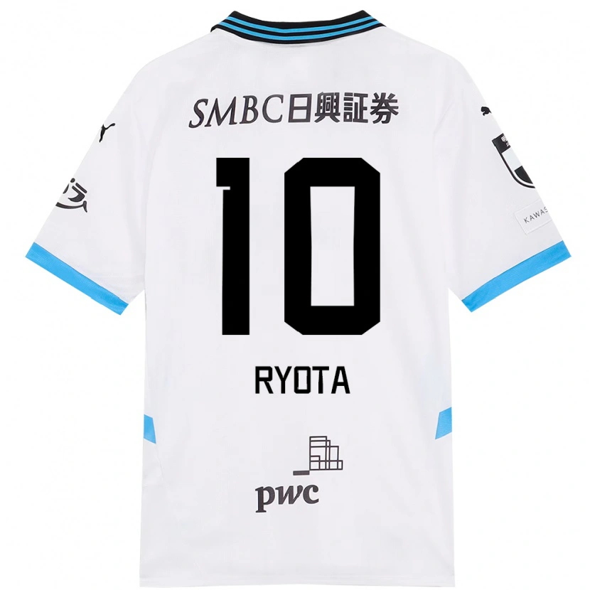 Danxen Mænd Ryota Oshima #10 Himmelblå Sort Udebane Spillertrøjer 2025/26 Trøje T-Shirt