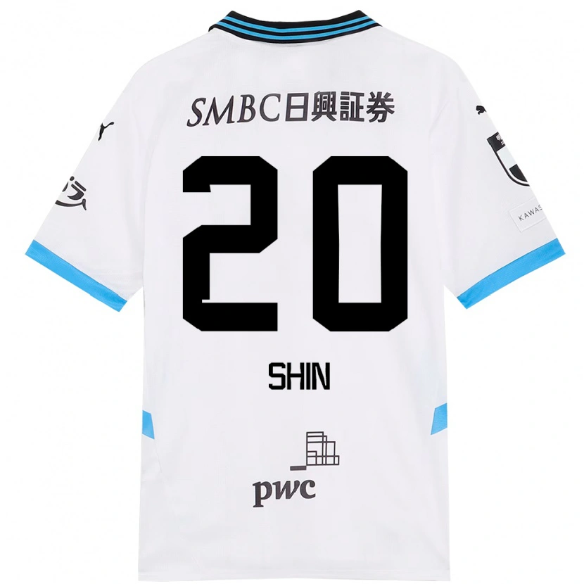 Danxen Mænd Shin Yamada #20 Himmelblå Sort Udebane Spillertrøjer 2025/26 Trøje T-Shirt