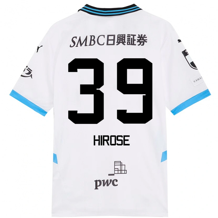 Danxen Mænd Neo Hirose #39 Himmelblå Sort Udebane Spillertrøjer 2025/26 Trøje T-Shirt