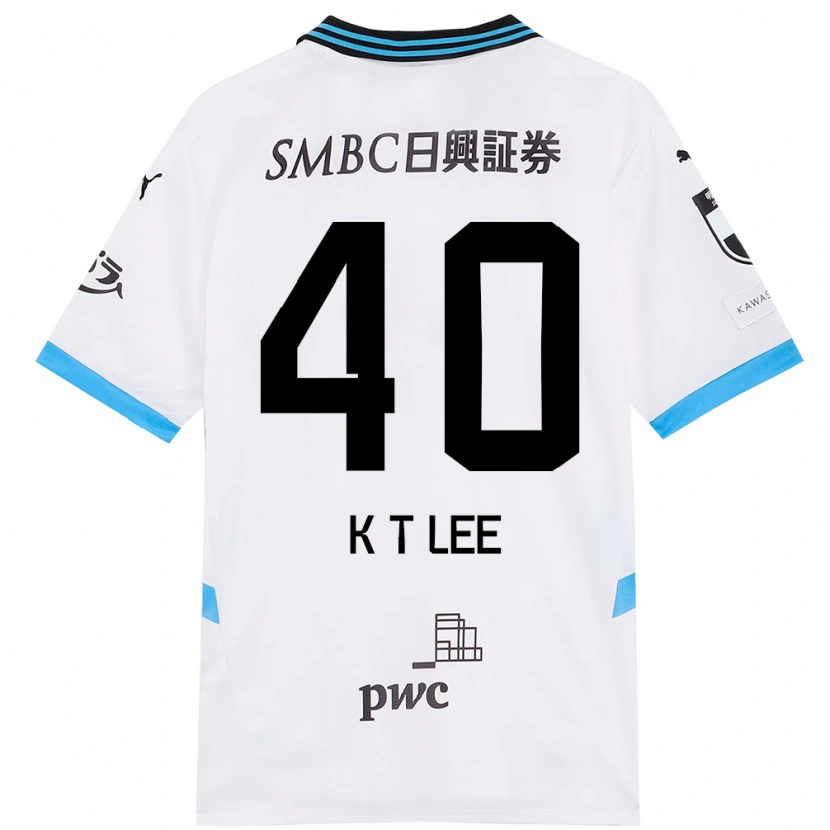 Danxen Mænd Kyeong-Tae Lee #40 Himmelblå Sort Udebane Spillertrøjer 2025/26 Trøje T-Shirt