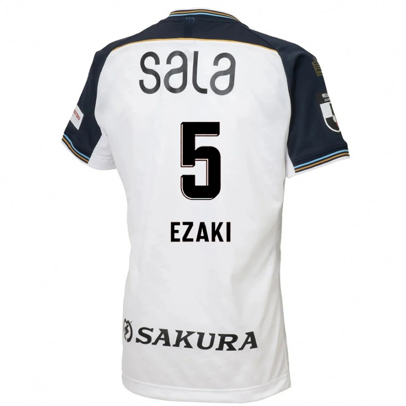 Danxen Mænd Takuro Ezaki #5 Himmelblå Sort Udebane Spillertrøjer 2025/26 Trøje T-Shirt