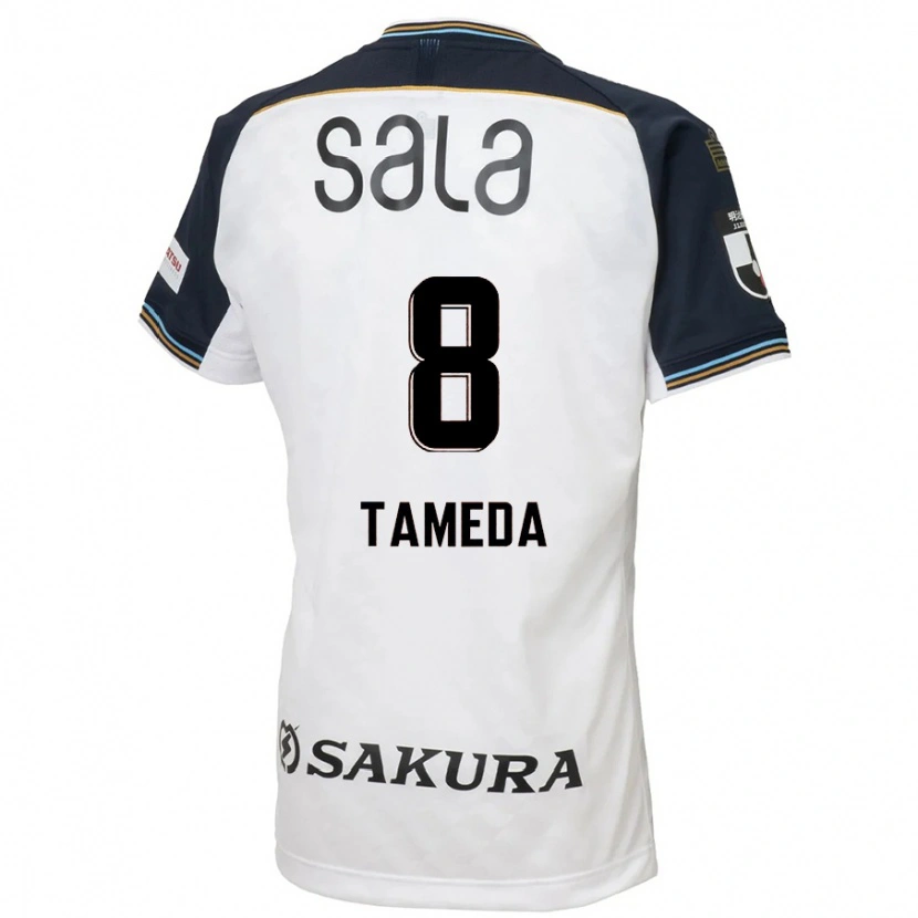 Danxen Mænd Hirotaka Tameda #8 Himmelblå Sort Udebane Spillertrøjer 2025/26 Trøje T-Shirt