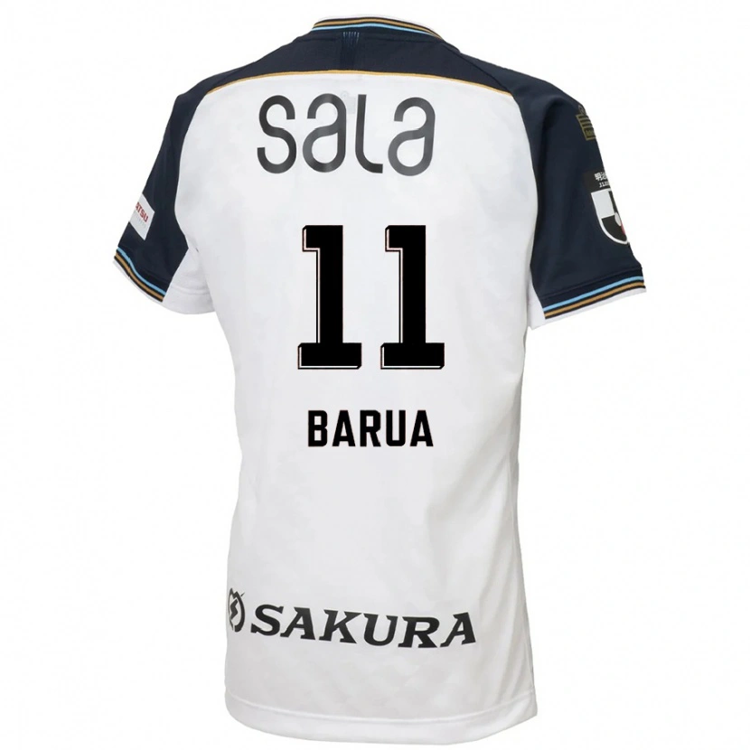 Danxen Mænd Roi Barua #11 Himmelblå Sort Udebane Spillertrøjer 2025/26 Trøje T-Shirt
