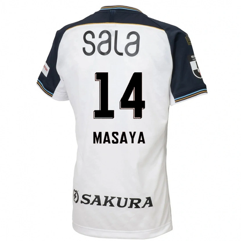 Danxen Mænd Masaya Matsumoto #14 Himmelblå Sort Udebane Spillertrøjer 2025/26 Trøje T-Shirt