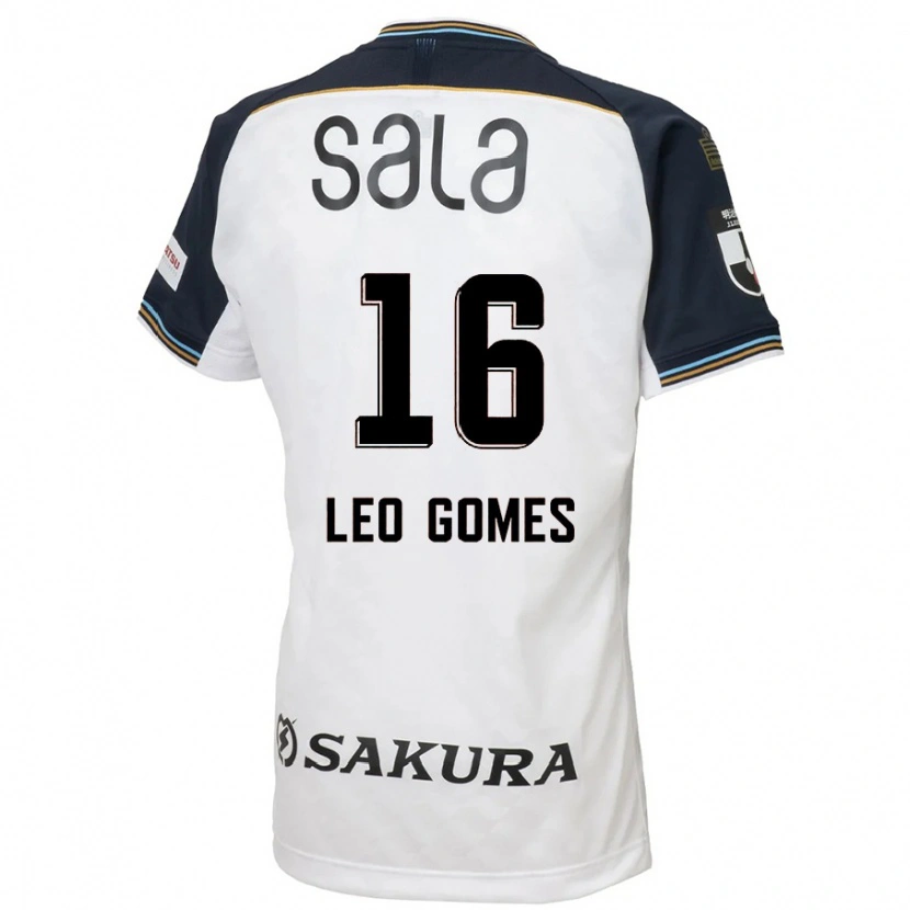 Danxen Mænd Léo Gomes #16 Himmelblå Sort Udebane Spillertrøjer 2025/26 Trøje T-Shirt