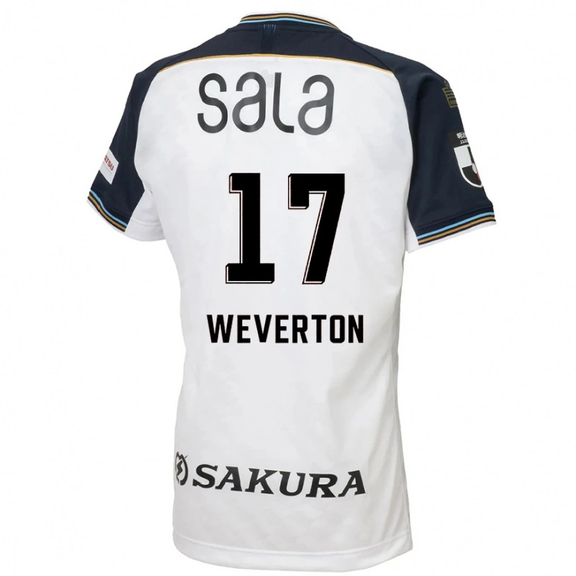 Danxen Mænd Weverton #17 Himmelblå Sort Udebane Spillertrøjer 2025/26 Trøje T-Shirt