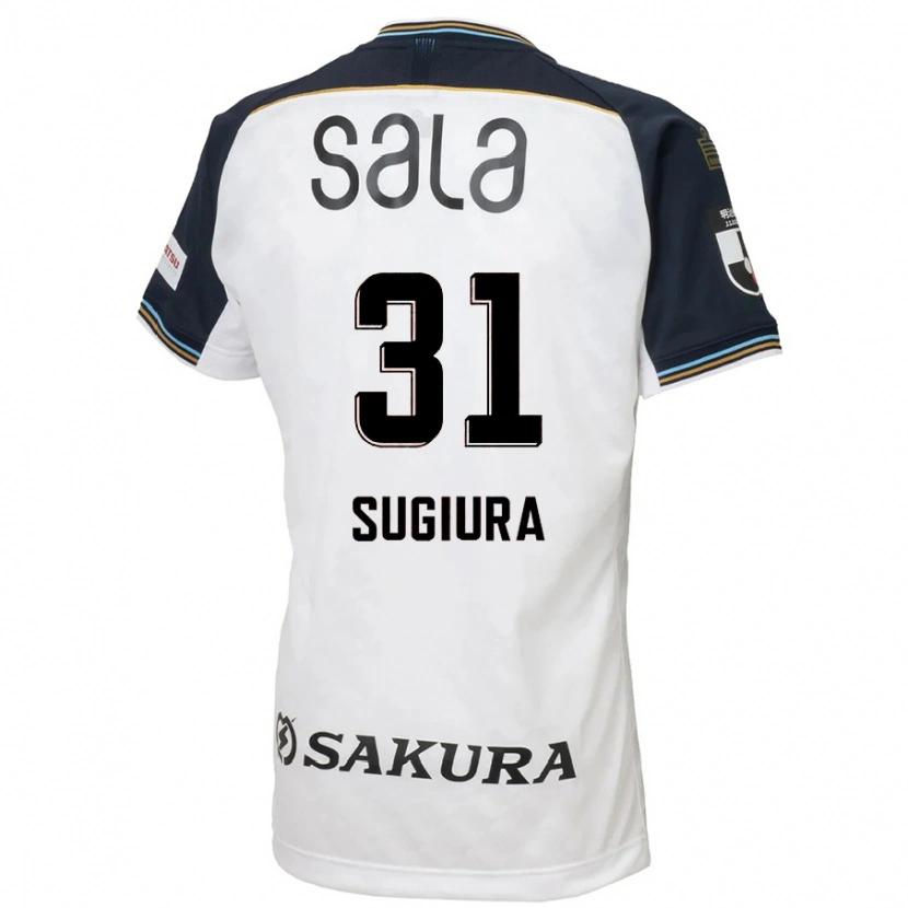 Danxen Mænd Rinnosuke Sugiura #31 Himmelblå Sort Udebane Spillertrøjer 2025/26 Trøje T-Shirt