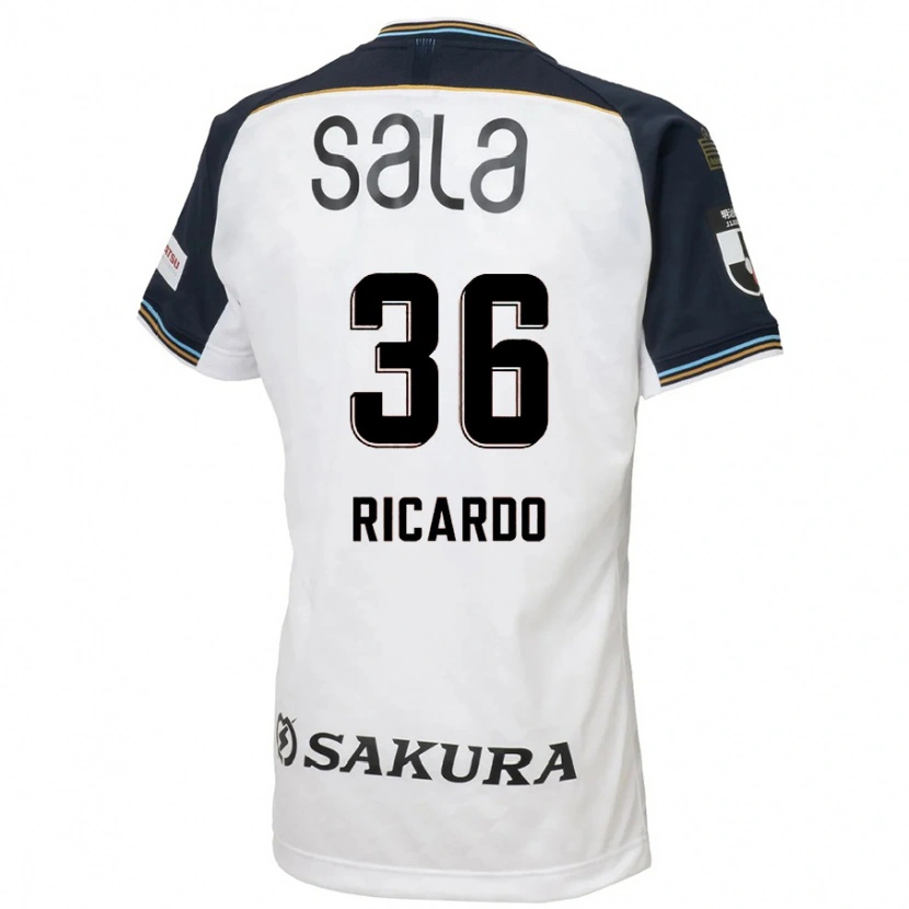 Danxen Mænd Ricardo Graça #36 Himmelblå Sort Udebane Spillertrøjer 2025/26 Trøje T-Shirt