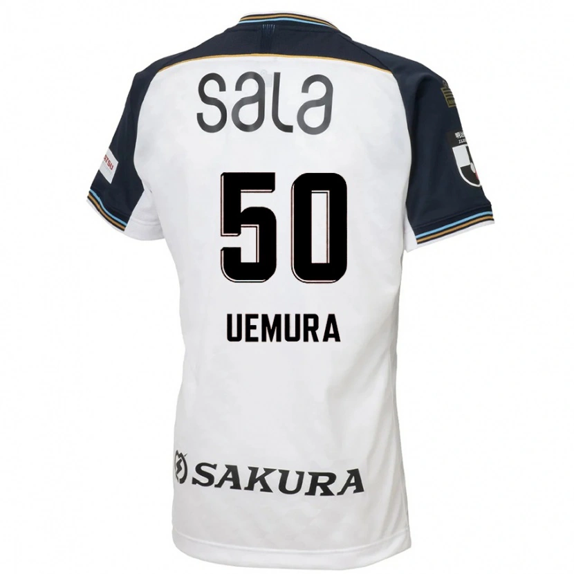 Danxen Mænd Hiroto Uemura #50 Himmelblå Sort Udebane Spillertrøjer 2025/26 Trøje T-Shirt