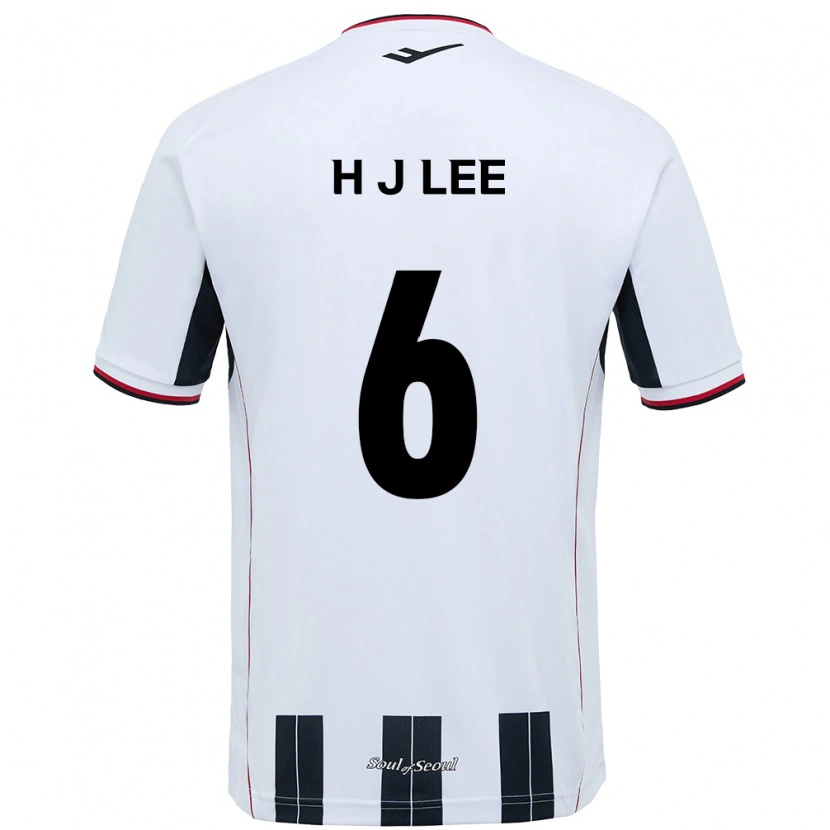 Danxen Mænd Ju-Hwan Lee #6 Sort Rød Udebane Spillertrøjer 2025/26 Trøje T-Shirt