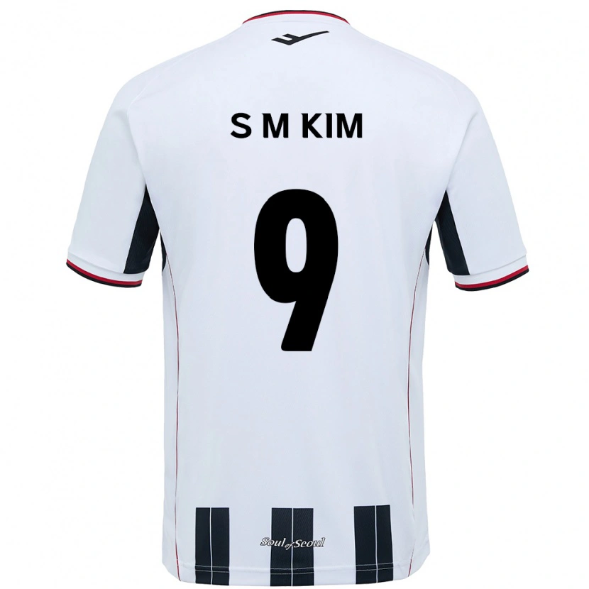 Danxen Mænd Min-Sung Kim #9 Sort Rød Udebane Spillertrøjer 2025/26 Trøje T-Shirt