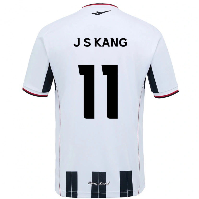 Danxen Mænd Seong-Jin Kang #11 Sort Rød Udebane Spillertrøjer 2025/26 Trøje T-Shirt