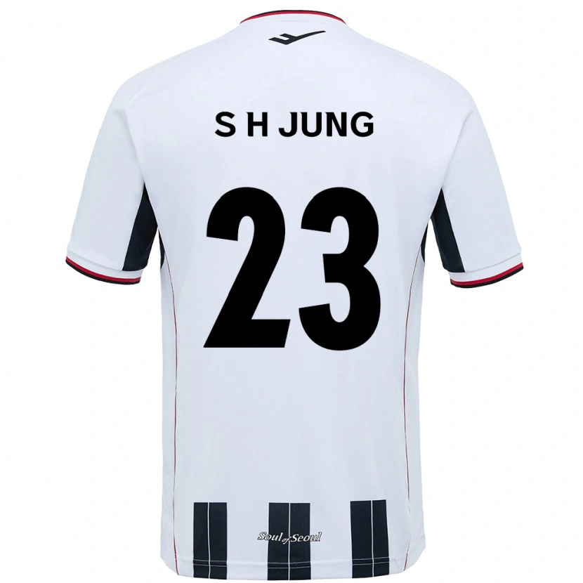 Danxen Mænd Hyeon-Soo Jung #23 Sort Rød Udebane Spillertrøjer 2025/26 Trøje T-Shirt