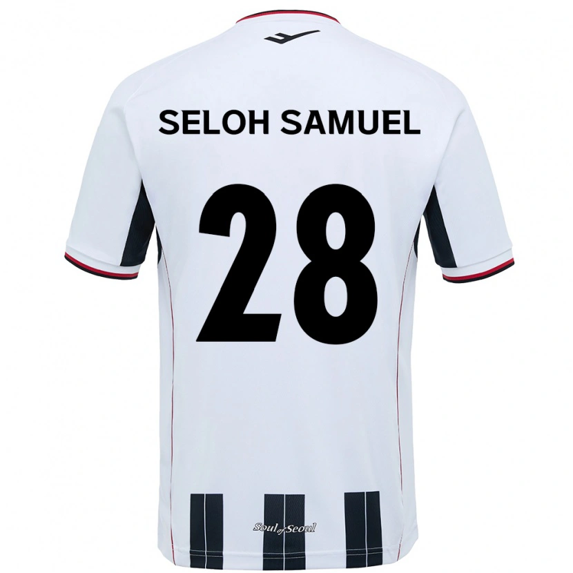Danxen Mænd Gbato Seloh Samuel #28 Sort Rød Udebane Spillertrøjer 2025/26 Trøje T-Shirt