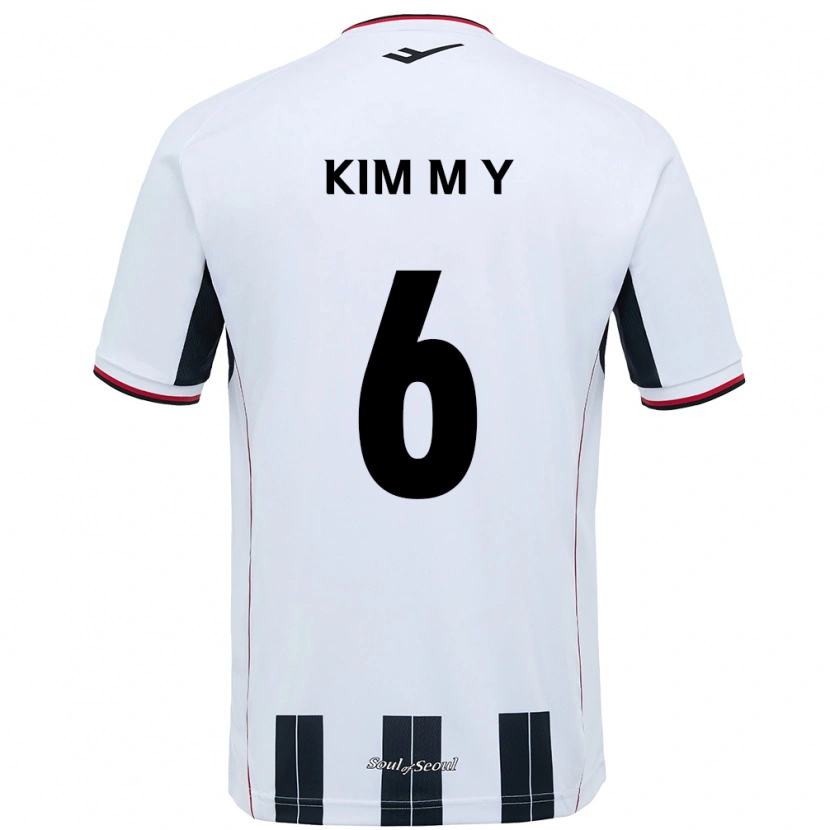 Danxen Mænd Kim Mi-Yeon #6 Sort Rød Udebane Spillertrøjer 2025/26 Trøje T-Shirt