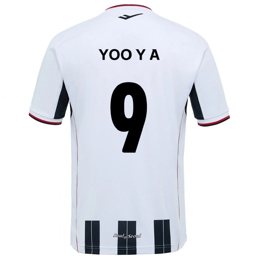 Danxen Mænd Yoo Young-A #9 Sort Rød Udebane Spillertrøjer 2025/26 Trøje T-Shirt