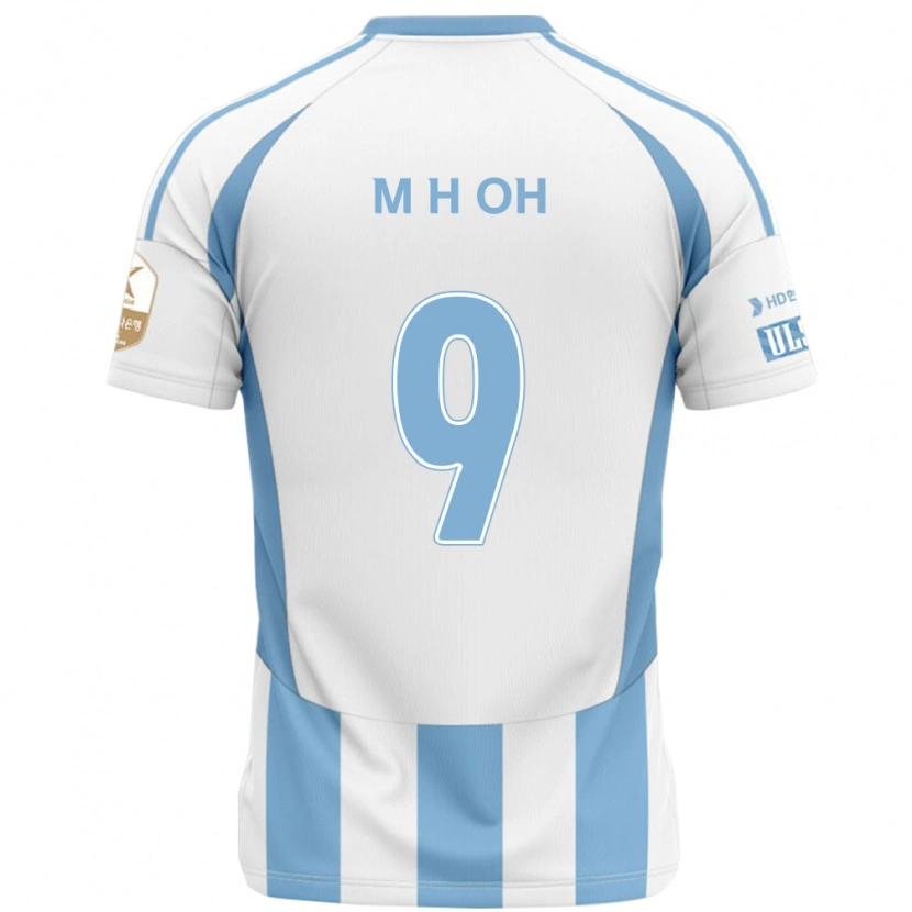 Danxen Mænd Hyun-Min Oh #9 Royal Blå Gul Udebane Spillertrøjer 2025/26 Trøje T-Shirt