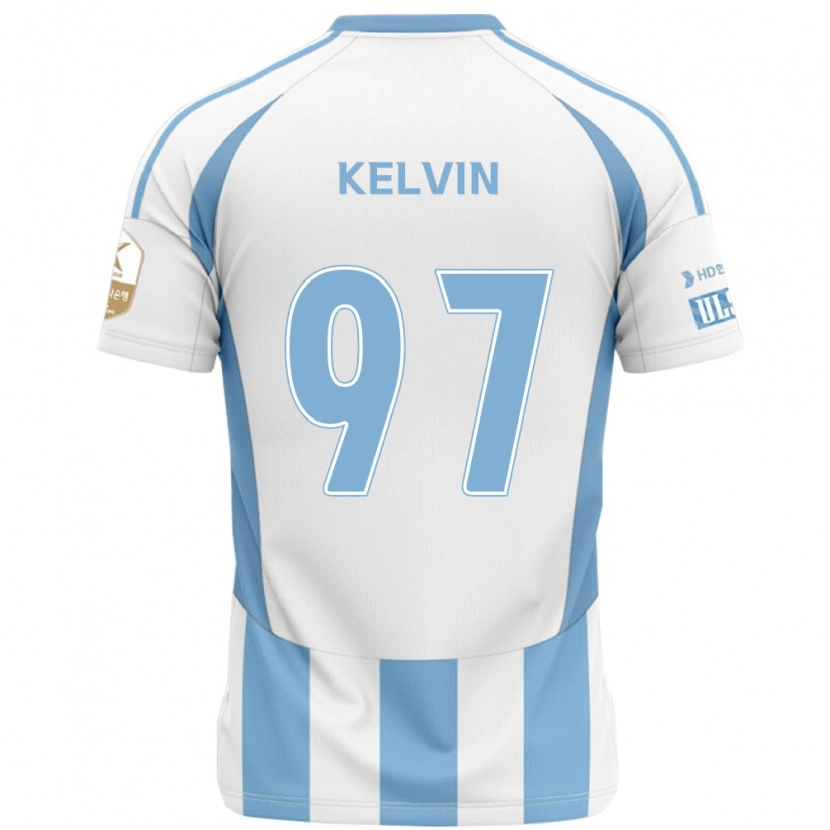 Danxen Mænd Kelvin #97 Royal Blå Gul Udebane Spillertrøjer 2025/26 Trøje T-Shirt