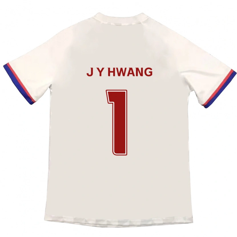 Danxen Mænd Jae-Yun Hwang #1 Royal Blå Rød Udebane Spillertrøjer 2025/26 Trøje T-Shirt
