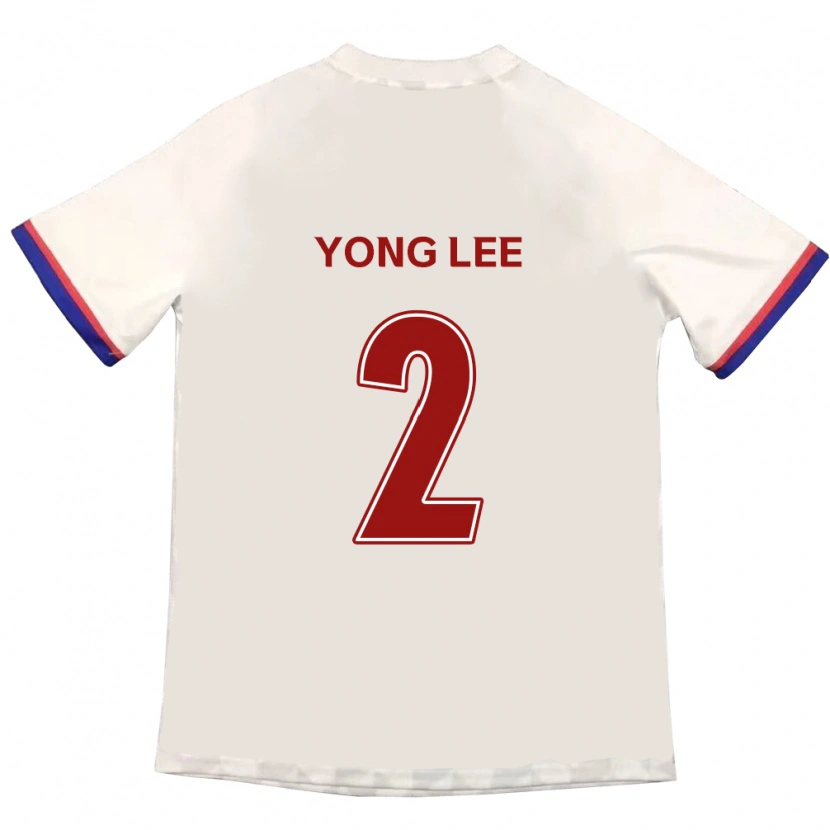 Danxen Mænd Yong Lee #2 Royal Blå Rød Udebane Spillertrøjer 2025/26 Trøje T-Shirt