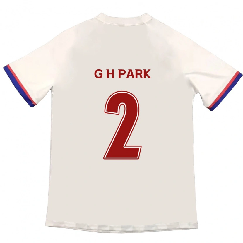 Danxen Mænd Hyo-Geun Park #2 Royal Blå Rød Udebane Spillertrøjer 2025/26 Trøje T-Shirt