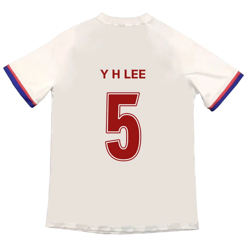 Danxen Mænd Hyeon-Yong Lee #5 Royal Blå Rød Udebane Spillertrøjer 2025/26 Trøje T-Shirt