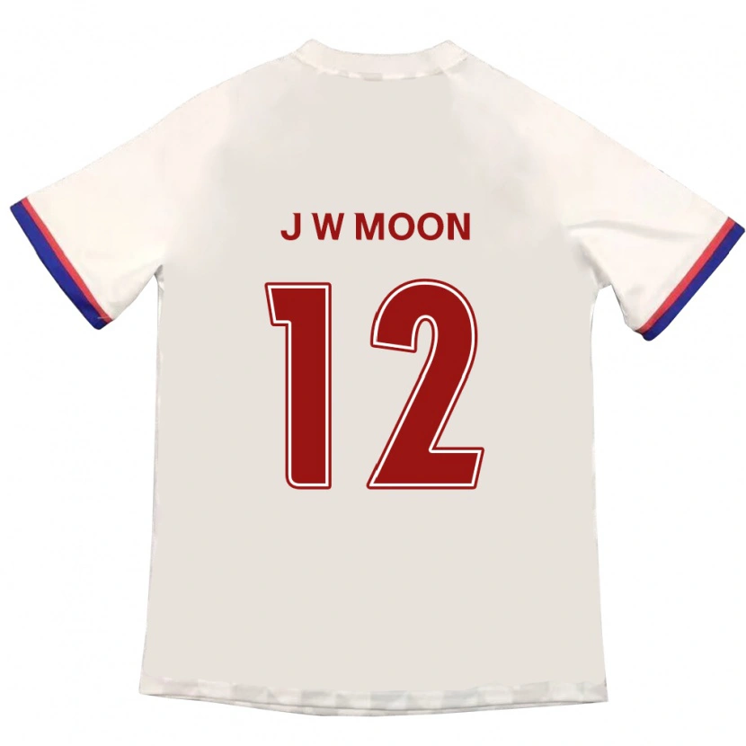 Danxen Mænd Jung-Woo Moon #12 Royal Blå Rød Udebane Spillertrøjer 2025/26 Trøje T-Shirt