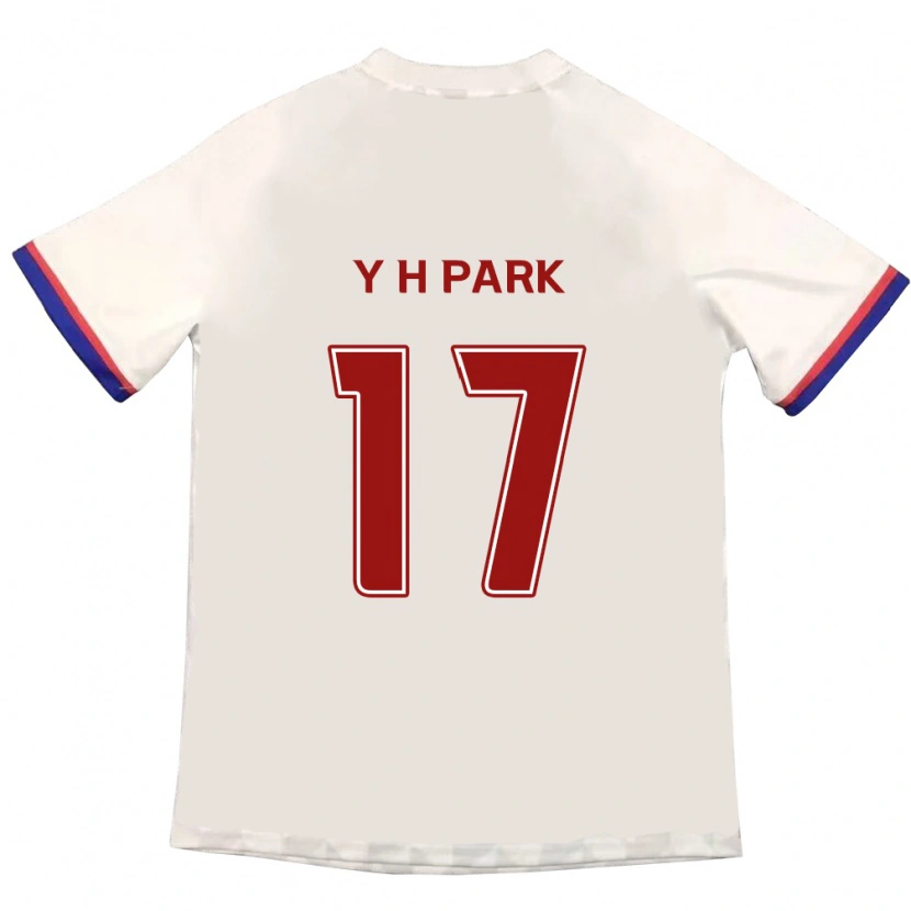 Danxen Mænd Yong-Hui Park #17 Royal Blå Rød Udebane Spillertrøjer 2025/26 Trøje T-Shirt