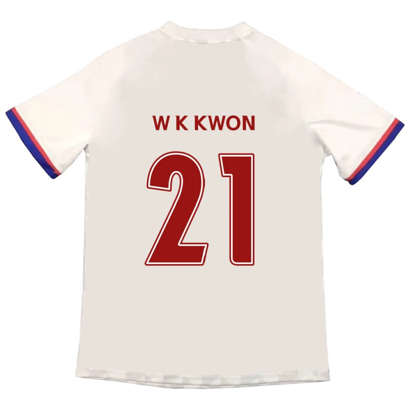 Danxen Mænd Kyung-Won Kwon #21 Royal Blå Rød Udebane Spillertrøjer 2025/26 Trøje T-Shirt
