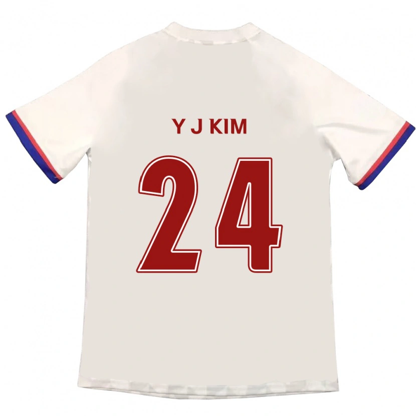 Danxen Mænd Ju-Yeop Kim #24 Royal Blå Rød Udebane Spillertrøjer 2025/26 Trøje T-Shirt