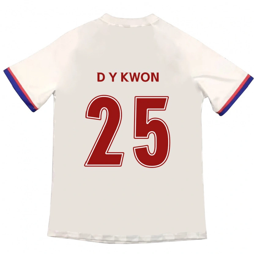 Danxen Mænd Do-Yeong Kwon #25 Royal Blå Rød Udebane Spillertrøjer 2025/26 Trøje T-Shirt