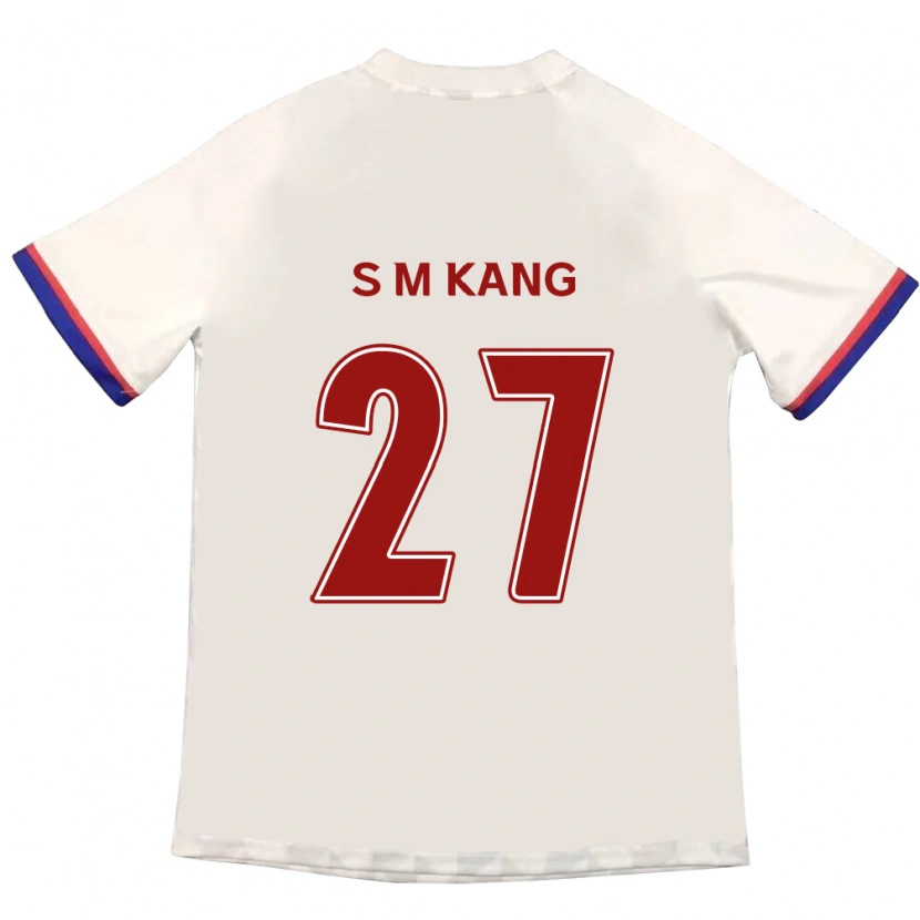 Danxen Mænd Min-Sung Kang #27 Royal Blå Rød Udebane Spillertrøjer 2025/26 Trøje T-Shirt
