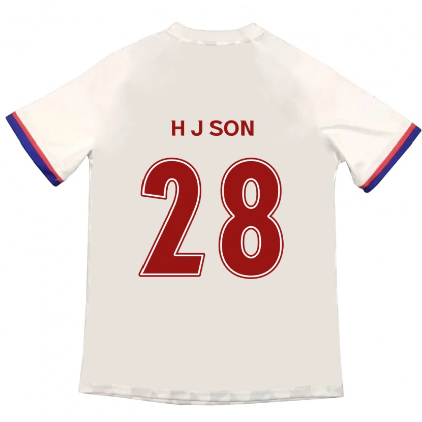 Danxen Mænd Jun-Ho Son #28 Royal Blå Rød Udebane Spillertrøjer 2025/26 Trøje T-Shirt