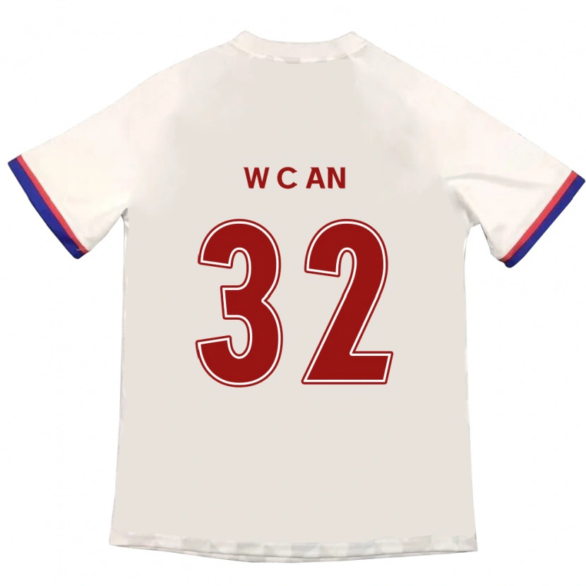 Danxen Mænd Chi-Woo An #32 Royal Blå Rød Udebane Spillertrøjer 2025/26 Trøje T-Shirt