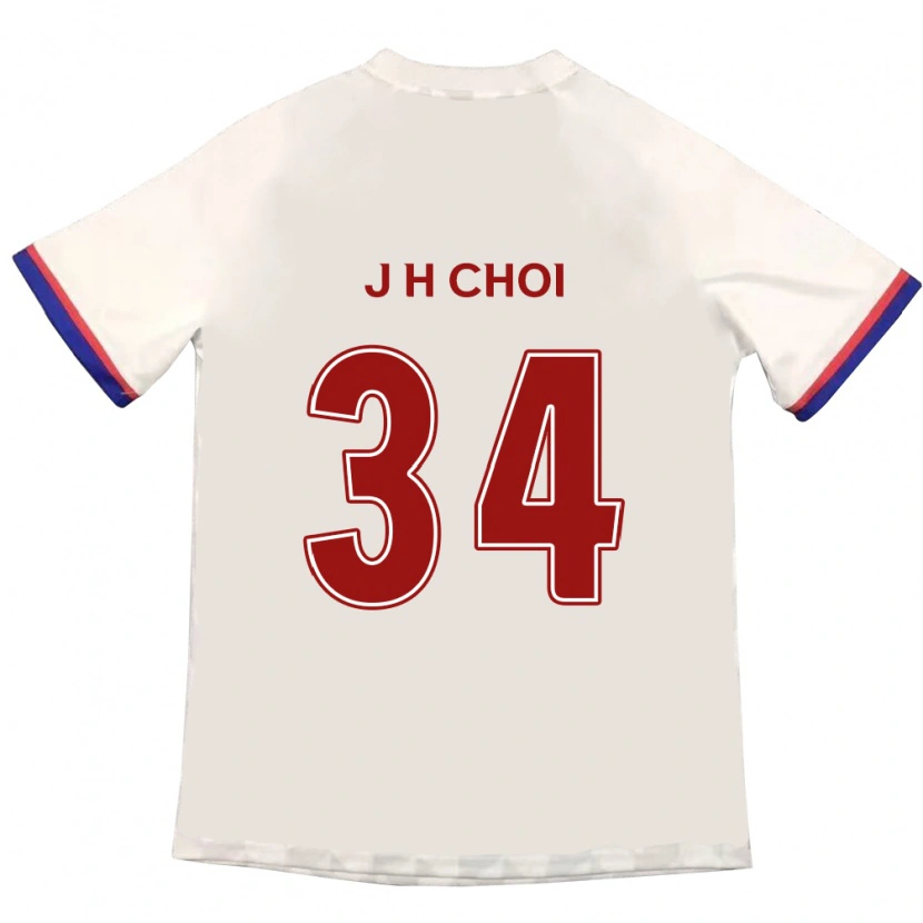 Danxen Mænd Jin-Hyeok Choi #34 Royal Blå Rød Udebane Spillertrøjer 2025/26 Trøje T-Shirt