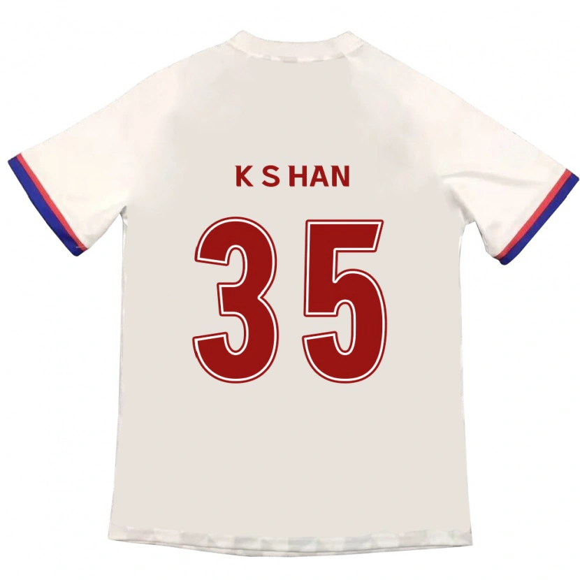 Danxen Mænd Sang-Kyu Han #35 Royal Blå Rød Udebane Spillertrøjer 2025/26 Trøje T-Shirt