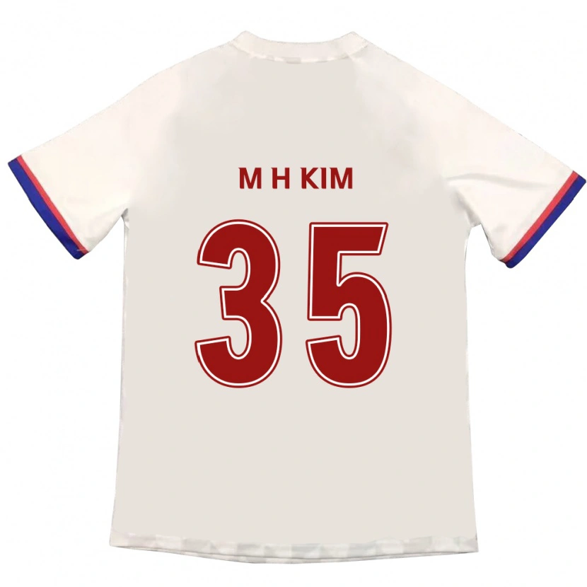 Danxen Mænd Hyeon-Min Kim #35 Royal Blå Rød Udebane Spillertrøjer 2025/26 Trøje T-Shirt