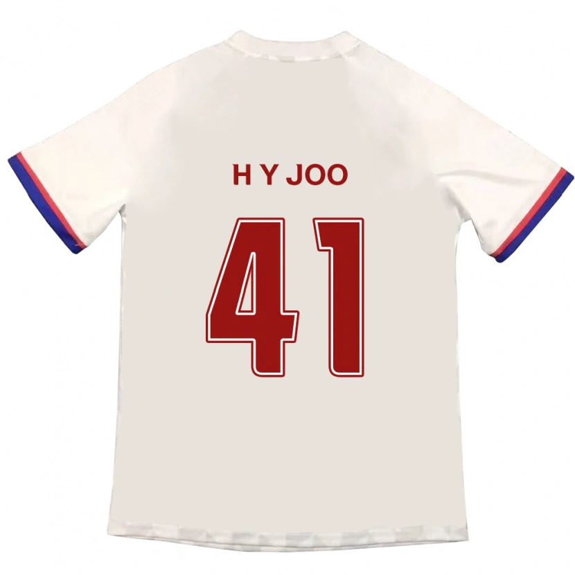 Danxen Mænd Ho-Yeon Joo #41 Royal Blå Rød Udebane Spillertrøjer 2025/26 Trøje T-Shirt