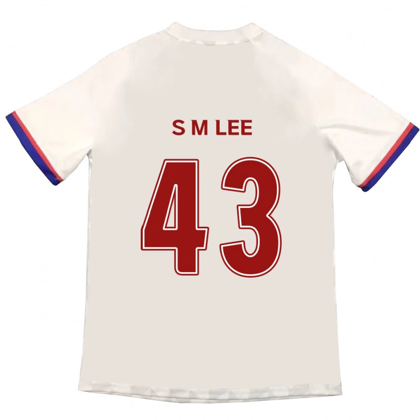 Danxen Mænd Si-Myeong Lee #43 Royal Blå Rød Udebane Spillertrøjer 2025/26 Trøje T-Shirt