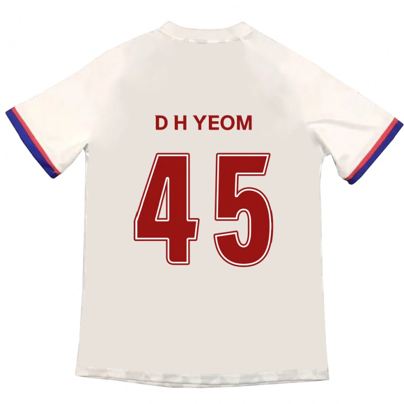 Danxen Mænd Do-Hyeon Yeom #45 Royal Blå Rød Udebane Spillertrøjer 2025/26 Trøje T-Shirt