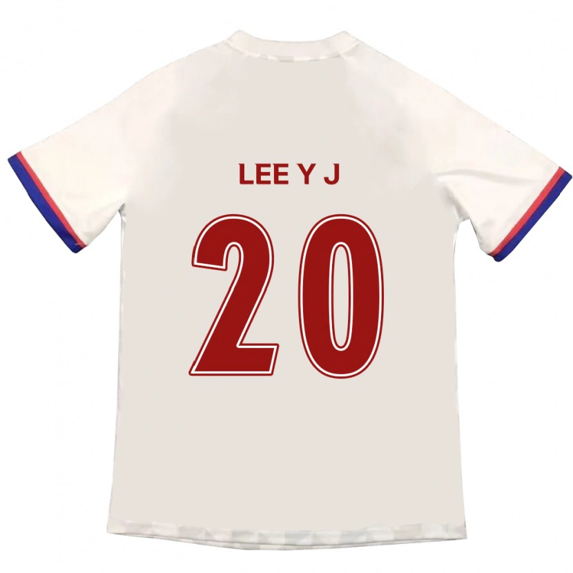 Danxen Mænd Lee Yu-Jin #20 Royal Blå Rød Udebane Spillertrøjer 2025/26 Trøje T-Shirt
