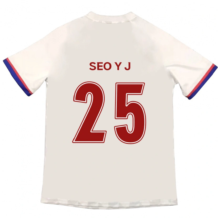 Danxen Mænd Seo Ye-Jin #25 Royal Blå Rød Udebane Spillertrøjer 2025/26 Trøje T-Shirt