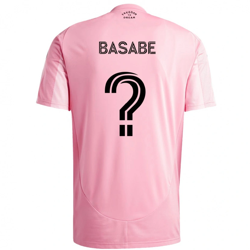 Danxen Kvinder Samuel Basabe #0 Sort Pink Hjemmebane Spillertrøjer 2025/26 Trøje T-Shirt