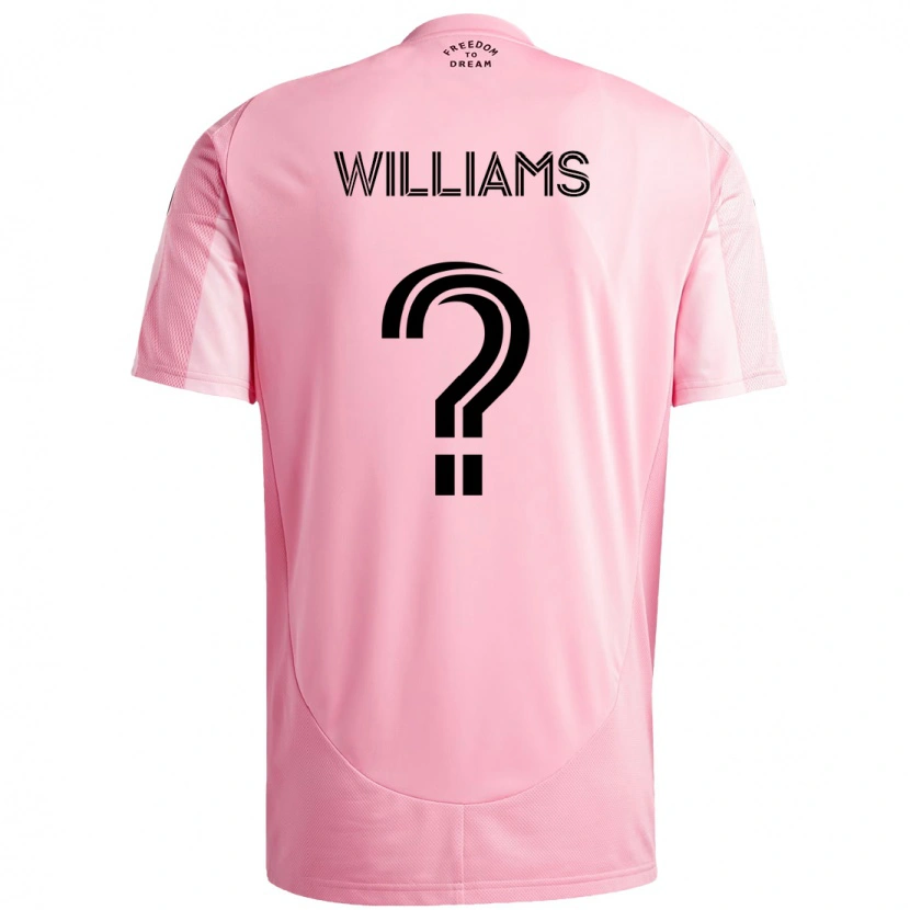 Danxen Kvinder Chaz Williams #0 Sort Pink Hjemmebane Spillertrøjer 2025/26 Trøje T-Shirt