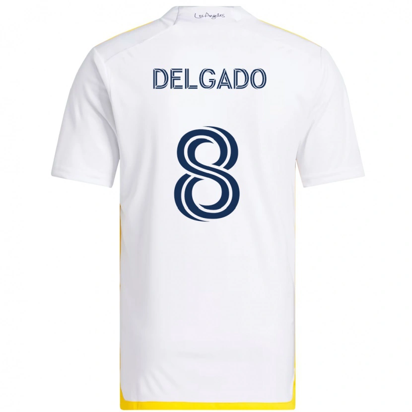 Danxen Kvinder Mark Delgado #8 Lilla Blå Hjemmebane Spillertrøjer 2025/26 Trøje T-Shirt