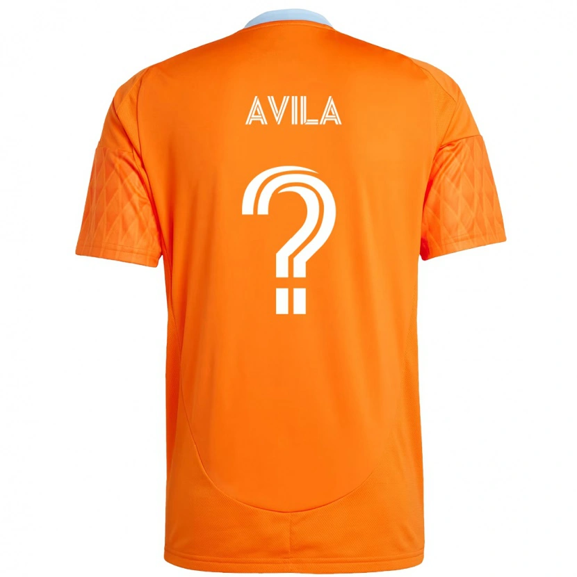 Danxen Kvinder Beto Avila #0 Lilla Orange Hjemmebane Spillertrøjer 2025/26 Trøje T-Shirt